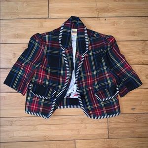 Girls XS Harajuku Mini For Target Plaid Blazer
